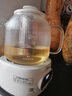 美的（Midea）花漾0膠水全玻璃全自動養(yǎng)生壺 多功能煮茶壺 母嬰燒水壺恒溫電熱水壺煮茶器花茶壺1.2L YS12B102 曬單實拍圖