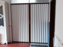 全鋁合金折疊門隔斷門隱形隔熱空調(diào)房推拉門衛(wèi)生間防火天然氣驗收 灰色邊框+白色鋁板 曬單實拍圖