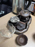 希爾庫(kù)班高端創(chuàng)意陶瓷蓮花干泡臺(tái)家用客廳日式小型干泡臺(tái)長(zhǎng)方形茶臺(tái)茶托盤 鎏金三蓮干泡盤 曬單實(shí)拍圖