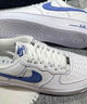 耐克空軍一號(hào)男子透氣輕便運(yùn)動(dòng)鞋冬季NIKE AIR FORCE 1 HQ2037 100白/深寶藍(lán) 42 曬單實(shí)拍圖