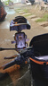 電動(dòng)車(chē)手機支架摩托車(chē)外賣(mài)騎手代駕小頭盔防抖遮陽(yáng)擋雨導航架防震 帶帽款【安裝在左側后視鏡上】配墊高螺絲/扳手 曬單實(shí)拍圖