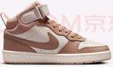 NIKE 耐克童鞋 COURT BOROUGH MID 男女童中幫魔術(shù)貼兒童運動(dòng)休閑板鞋 曬單實(shí)拍圖