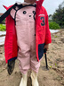 羚特下水褲連體褲戶(hù)外玩水下水褲防水服涉水服雨靴一體-卡通黃24碼 曬單實(shí)拍圖