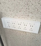 國際電工暗裝拓擴展式插座86型轉(zhuǎn)換器延伸插座面板一開五孔帶開關(guān)一轉(zhuǎn)多 【白色-35孔】向左擴展+獨立開關(guān)  曬單實拍圖