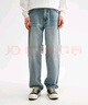 CHINISM CH牛仔褲男水洗復古百搭美式休閑褲舒適基礎直筒褲子CCHB11N6145 曬單實(shí)拍圖