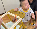 托姆貝克嬰兒學(xué)步鞋秋季女童軟底鞋男寶寶機(jī)能鞋嬰幼兒鞋子 拼色熊17碼 曬單實(shí)拍圖