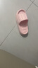 潔麗雅加厚拖鞋簡約清新馬卡龍色男女款涼拖家居涼拖鞋 粉色 36-37 曬單實拍圖