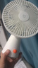 米家 小米桌面小風(fēng)扇 臺(tái)式手持迷你便攜充電風(fēng)扇小型 戶外露營(yíng)宿舍辦公室家用 7羽葉大風(fēng)量 曬單實(shí)拍圖