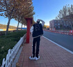 定制TNF豎條拉鏈長褲情侶同款超級百搭修身顯瘦男女同款長褲衛(wèi)褲 黑色 XL 曬單實拍圖