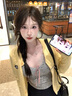 斐特瑪黃色針織開衫外套女春秋2025新款麻花毛衣外搭早秋款穿搭上衣女 玉米黃 M 建議95-105斤 曬單實拍圖
