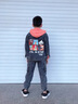G.DUCKKIDS兒童裝男童秋裝套裝2024新款春秋款中大童男孩牛仔帥氣秋季衣服潮 灰色三件套 160cm 曬單實(shí)拍圖