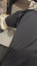 利郎青年商務(wù)男裝【商場(chǎng)同款】休閑褲男針織經(jīng)編薄絨通勤長(cháng)褲Q4DXK001 黑 32 (175/82A) 曬單實(shí)拍圖