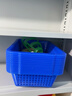 弄名堂塑料收納筐家用雜物玩具整理框電商揀貨車(chē)揀貨筐貨架 5號藍色淺筐35*27*11cm十個(gè)裝 曬單實(shí)拍圖
