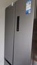 美的（Midea）417法式多門(mén)四開(kāi)門(mén)60cm超薄零嵌入式雙變頻小戶(hù)型無(wú)霜電冰箱 MR-417WFPE 流蘇銀 家電國家補貼20% 曬單實(shí)拍圖