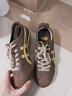 Onitsuka Tiger鬼塚虎新款男女休閑鞋 經(jīng)典運(yùn)動休閑鞋 MEXICO 66? 1183C102 棕色 38 曬單實(shí)拍圖
