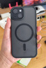 摯衛(wèi)士【膚感磁吸】適用蘋(píng)果14Pro手機(jī)殼iPhone14Pro保護(hù)套磁吸無(wú)線充電超薄防摔親膚磨砂半透 午夜黑 曬單實(shí)拍圖