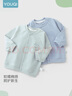 優(yōu)奇嬰兒衣服春秋薄款外套外出衣服男童女童開(kāi)衫幼兒上衣寶寶春裝 曬單實(shí)拍圖