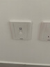 西門子（SIEMENS）插座面板 六類電腦網絡面板 86型暗裝面板 遠景雅白色5TG01271CC1 曬單實拍圖