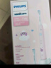 飛利浦（PHILIPS）【李佳琦直播同款】?jì)和妱?dòng)牙刷 男孩女孩生日禮物 適用4-6-12歲2種模式 自帶2支刷頭粉HX2432/02 曬單實(shí)拍圖