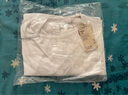 無印良品（MUJI）女式?jīng)龈蟹雷贤饩€蝙蝠袖T恤 短袖上衣打底衫女款涼感物語硬核防曬 白色 XL (165/92A) 曬單實拍圖