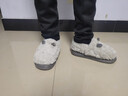 貓力包根棉拖鞋男士冬季新款室內(nèi)家居保暖包跟毛絨踩屎感情侶棉鞋男款 灰色 42-43 正碼【內(nèi)長(zhǎng)265MM】 曬單實(shí)拍圖
