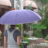 天堂 加大雨傘三折 晴雨兩用商務傘經典格紋10骨大雨傘男女 藏青 曬單實拍圖