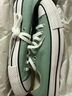 匡威（Converse）官方 All Star春上新男女運動低幫帆布鞋豆沙綠綠色A06567C A06567C 42 曬單實拍圖