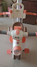 貝趣兒童三輪車(chē)1-3歲腳踏車(chē)寶寶遛娃神器嬰兒推車(chē)溜溜車(chē)三合一手推車(chē) 【安全護欄+靠背+轉向手推桿】 粉 推騎兩用0-6歲溜娃小孩自行車(chē) 曬單實(shí)拍圖