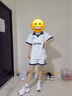 卡帕（Kappa）背靠背女鞋運動老爹鞋子女夏季透氣薄款增高小白鞋女 海昌藍(lán) 35 曬單實拍圖