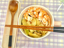 COOKSS筷子勺子套裝木質(zhì)一人用便攜式餐具三件套兒童學(xué)生專用外帶收納盒 曬單實(shí)拍圖