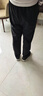 蕉下（beneunder）休閑褲子男通勤戶外長(zhǎng)褲彈力涼感錐形褲CC925漫暮黑L 曬單實(shí)拍圖
