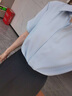 特洛曼春夏黑色a字半身裙女職業(yè)中長裙過膝免燙傘裙正裝面試西裝裙子 曬單實拍圖