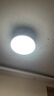 美的（Midea）風(fēng)扇燈餐廳吊扇燈led臥室燈隱形扇葉遙控三防燈具熟睡風(fēng)包安裝 曬單實(shí)拍圖