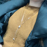 Jay毛衣鏈大氣高檔設(shè)計(jì)感長(zhǎng)款項(xiàng)鏈配飾女衣服掛飾送媽媽長(zhǎng)輩生日禮物 【品牌禮盒】香檳金 曬單實(shí)拍圖