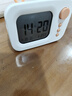 得力（deli）潮萌電視小鬧鐘 倒計(jì)時(shí)器卡通智能電子鐘 學(xué)生專用白色 LE104  曬單實(shí)拍圖