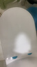 松鯨馬桶蓋通用加厚坐便器蓋子家用抗斷老式抽水馬桶座圈配件輕音蓋板 大U型【加厚帶提手】 曬單實(shí)拍圖