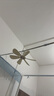 志高（CHIGO）小吊扇 小型電風扇 小風扇家用學生宿舍床上大風力6頁蚊帳扇懸掛式微風吊扇便攜小電扇 標配款+2米延長線+蚊帳橫桿 曬單實拍圖