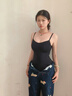 曲線主義Curve云朵三角塑身連體衣女收腹提臀夏季薄款產(chǎn)后塑形美體瘦身 黑色 M （100-120斤） 曬單實(shí)拍圖