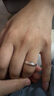 周六福（ZLF）七夕禮物PT950鉑金戒指男女款白金情侶對(duì)戒求婚指環(huán)愛(ài)無(wú)止境 15號(hào)-3.22g 曬單實(shí)拍圖