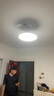歐普（OPPLE）風(fēng)扇燈吊扇燈24瓦LED照明低噪音餐廳臥室吊燈燈具包安裝 冰風(fēng)白 曬單實拍圖