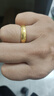 周生生光面素圈黃金戒指 生生有禮足金泥鰍背男女結婚對戒 79430R計價(jià) 22圈 - 9.27克(含工費240元) 曬單實(shí)拍圖