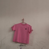 巴拉巴拉童裝兒童短袖t恤女童夏裝大童速干甜美印花上衣 玫紅60128 140 曬單實(shí)拍圖