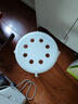 宜家（IKEA）MARIUS瑪留斯可疊放塑料凳子加厚家用簡易侘寂風(fēng)餐椅圓凳 白色45cm 曬單實(shí)拍圖
