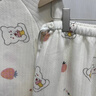 9i9月子服純棉待產(chǎn)裙月子褲套裝三層夾棉 A類(lèi)純棉 睡裙+褲子套裝 粉小熊 XL碼(建議120-150斤) 曬單實(shí)拍圖