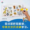 點讀版 0-4歲幼兒認知小百科全3冊 中英雙語幼兒啟蒙圖書寶寶早教啟蒙撕不爛紙板書認知書 支持小猴皮皮小雞球球豚小蒙點讀筆需另外購買 曬單實拍圖