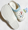 名創(chuàng)優(yōu)品（MINISO）洞洞鞋男女夏季外穿涼鞋防滑厚底踩屎感包頭涼拖鞋 卡其+海洋星星 曬單實拍圖