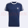 阿迪達斯 （adidas）三葉草 男子3-STRIPES TEE運動(dòng) 短袖上衣IA4850 A/XL碼 曬單實(shí)拍圖