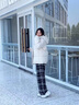 鴨鴨（YAYA）羽絨服女士2025冬季新品短款加厚休閑連帽百搭蓄熱鴨絨外套 米色 M (建議110-125斤) 曬單實(shí)拍圖