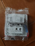 國際電工20W快充Type-c雙USB開關插座86型墻壁插座二三插多孔快充多用面板 五孔2.1A快充USB+type-c【白色】 曬單實拍圖