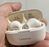 聯(lián)想（lenovo）真無線藍(lán)牙耳機(jī) 半入耳式耳機(jī) 音樂運(yùn)動(dòng)游戲耳機(jī)藍(lán)牙5.4 適用蘋果華為小米手機(jī) EA110月巖白 曬單實(shí)拍圖